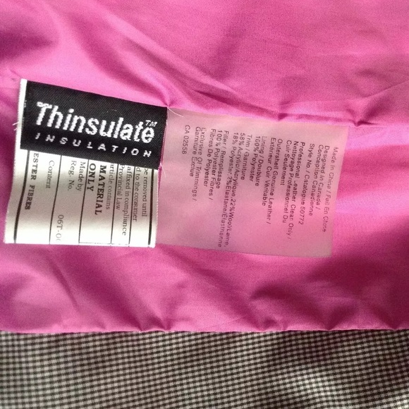 Danier Quilted Ladies Leather Jacket - Picture 6 of 6